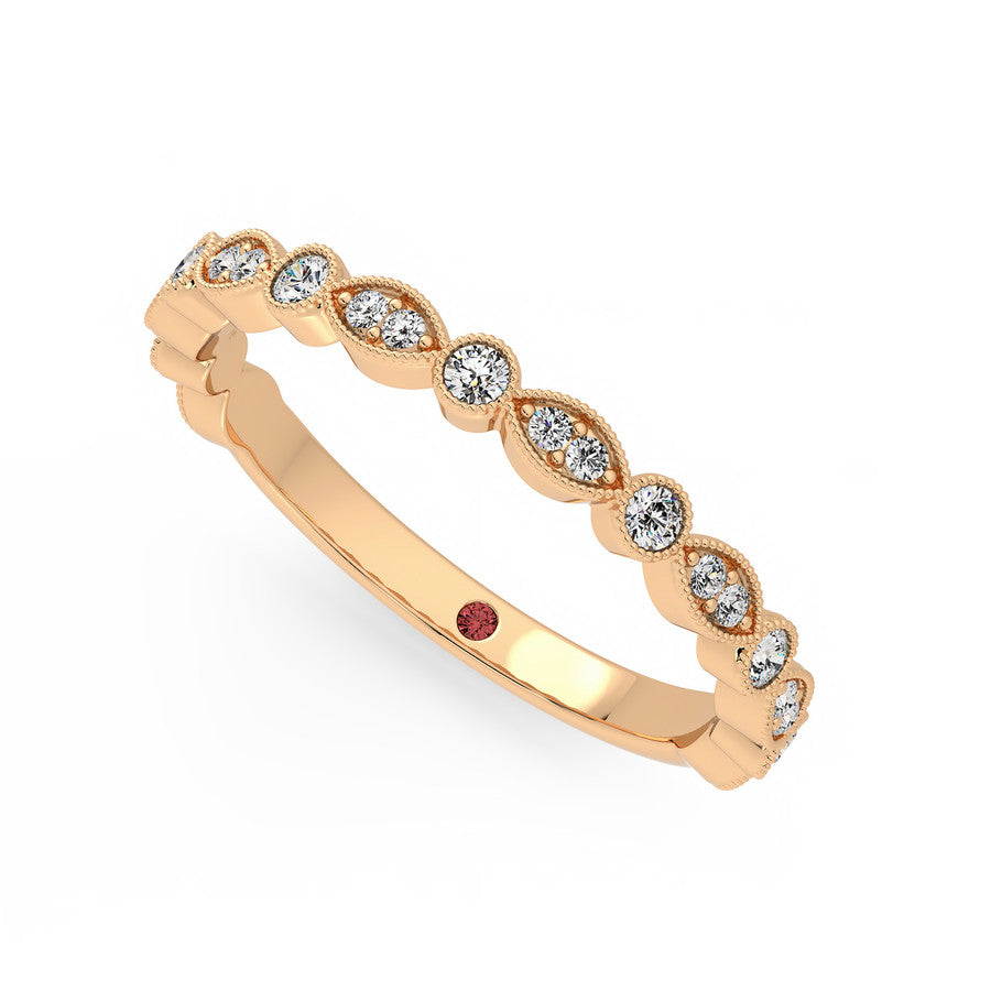 celeste roséguld / 0.20 carat