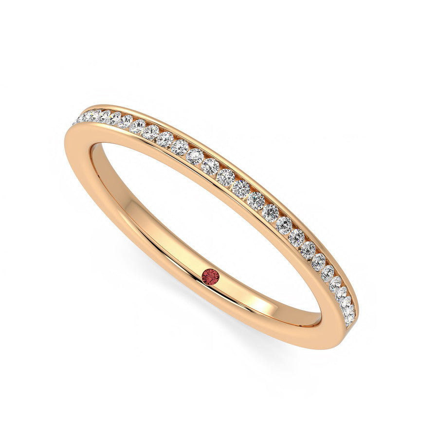 fedora roséguld / 0.15 carat