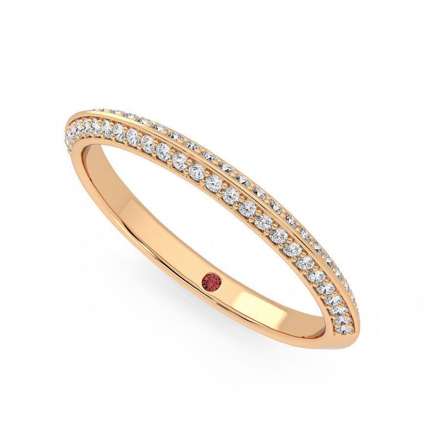 lora roséguld / 0.35 carat