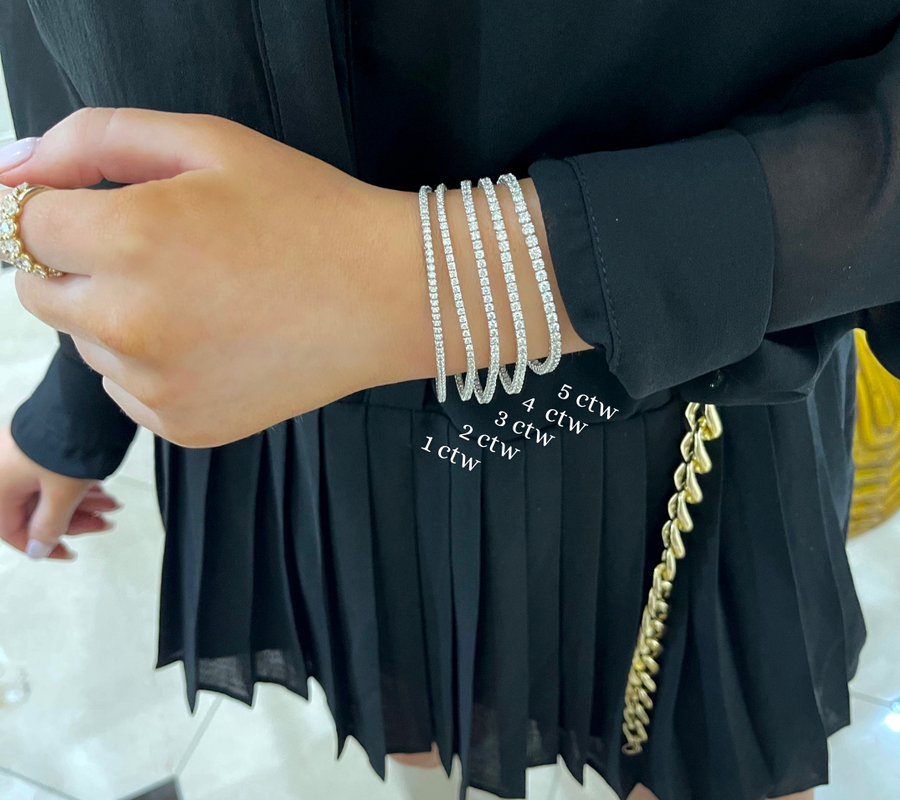 tennisarmband 18 karat guld med diamanter