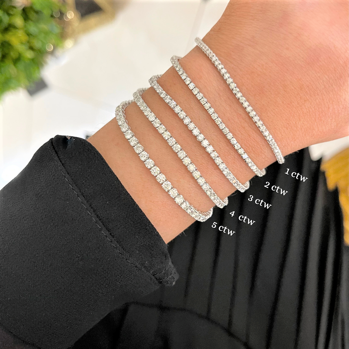 tennisarmband 18 karat guld med diamanter